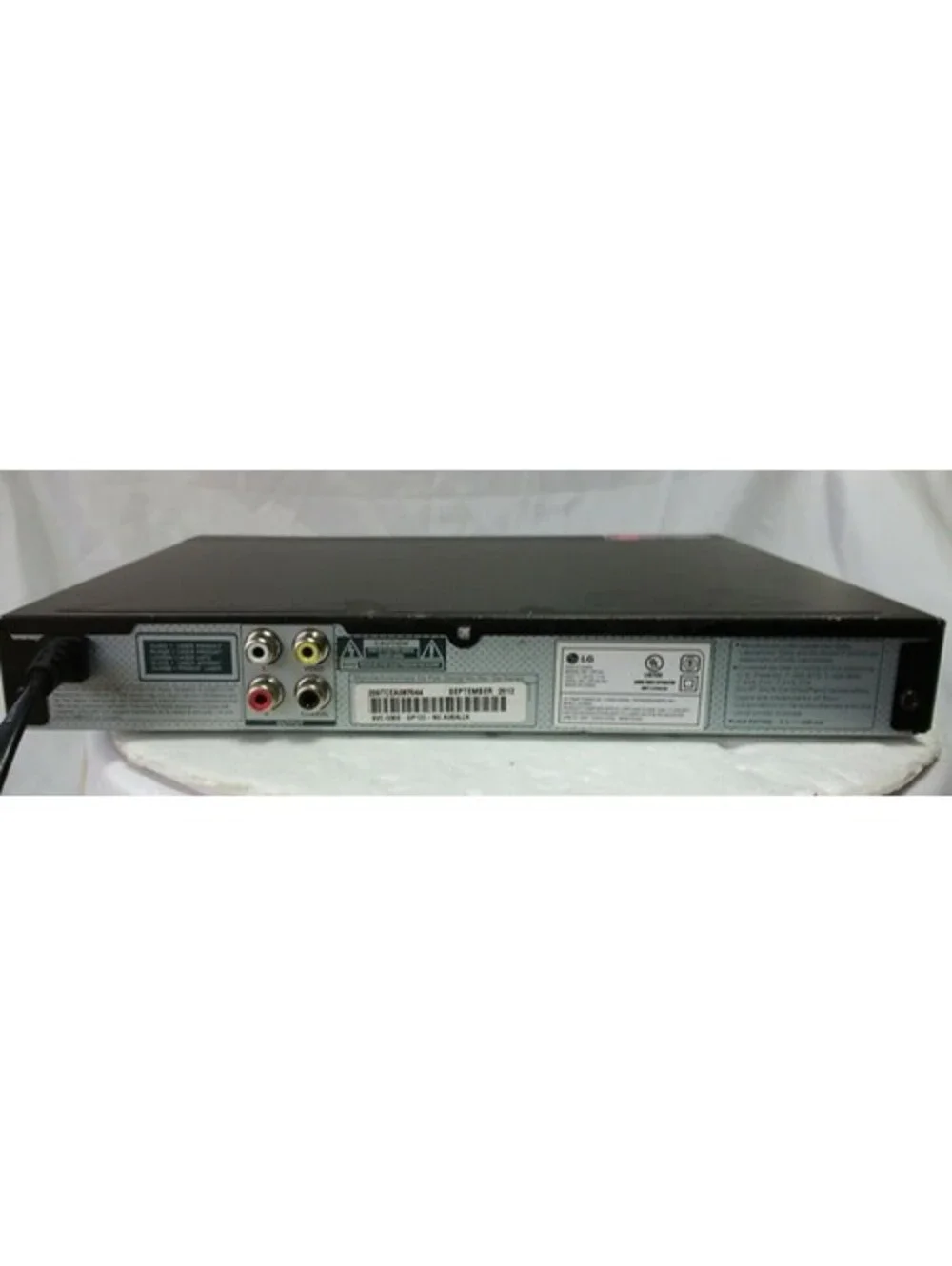 LG DP122 DVD CD USB Player Direct Recording Multi-Format Black Tested No Remote - Picture 8 of 11